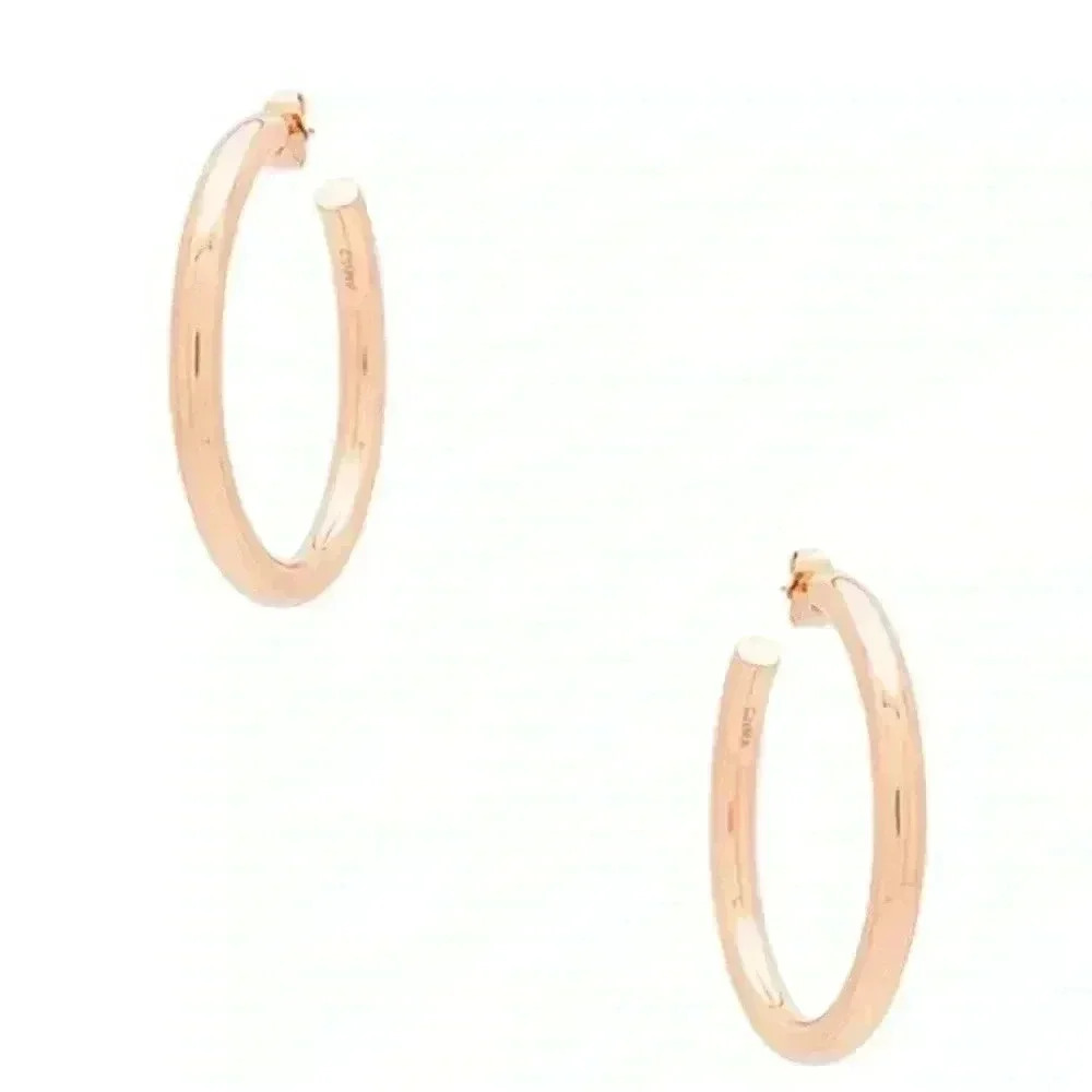Melanie Auld Modern Hoop Earring in Rose Gold